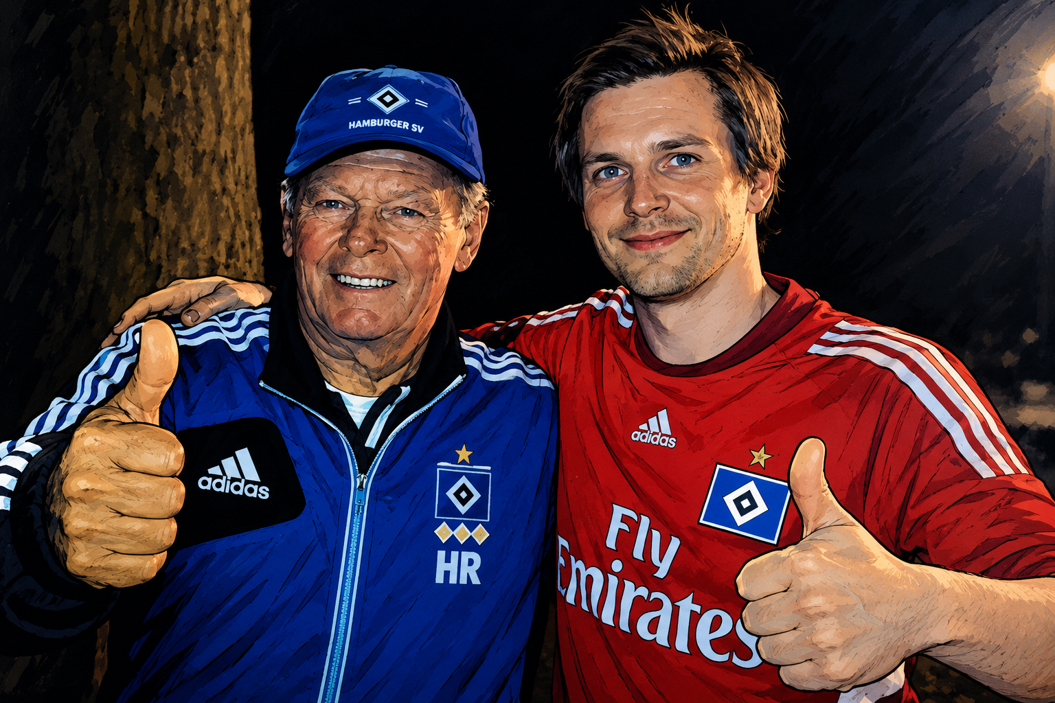 Gemeinsames Bild mit Hermann Rieger beim Maschseefest in Hannover